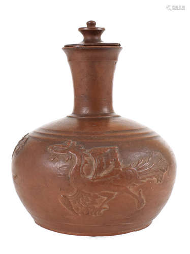 FLASCHENVASE AUS ZISHA-WARE