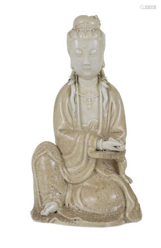 PORZELLANSKULPTUR, GUANYIN