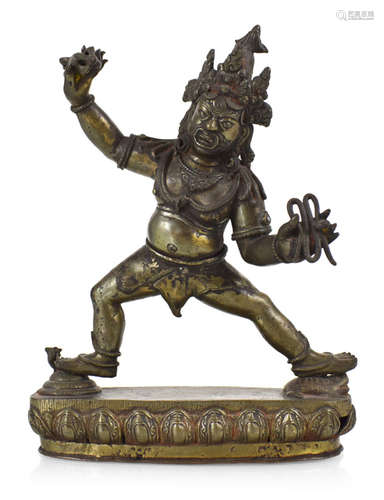 BRONZESKULPTUR DES VAJRAPANI