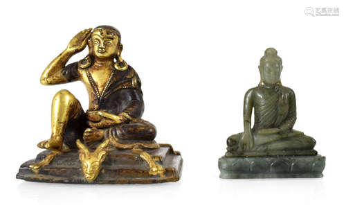 BRONZE DES MILAREPA UND STEIN-