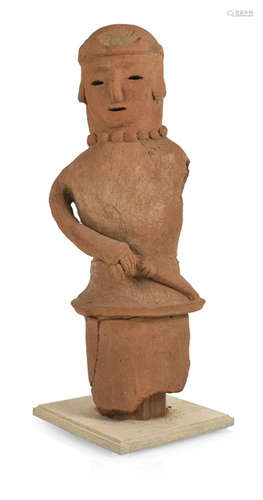 HANIWA-FIGUR AUS ROTER TONERDE