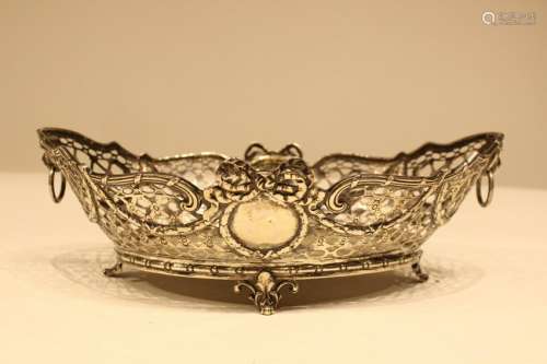 19th.C Sterling Silver Basket