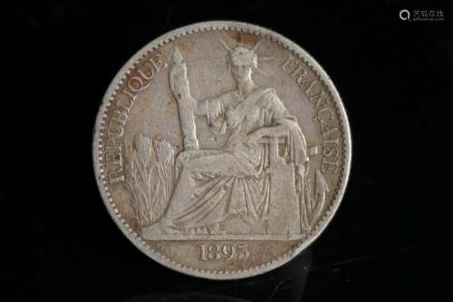 1895  50cent Silver Coin