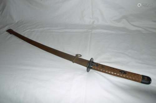 WWII Japanese Officers Wood handle NCO Sword