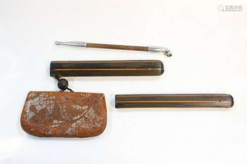 Japanese Tobacco Pouch and Pipe