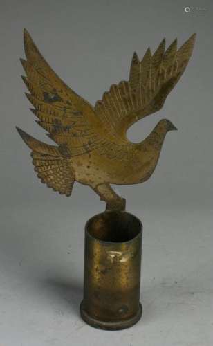 An artillery shell made Dove Ornament