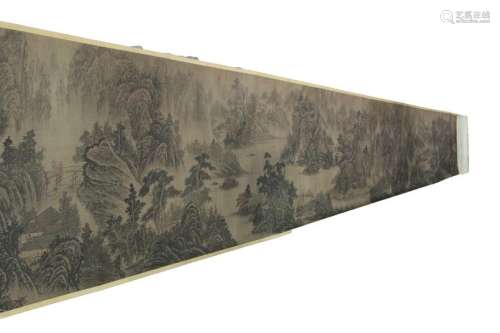 Chinese Long Scroll Painting Album