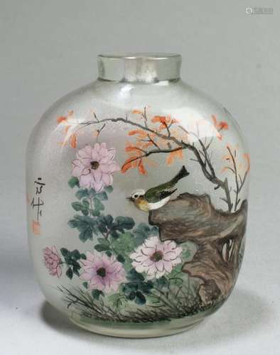 Chinese Peking Glass Snuff Bottle