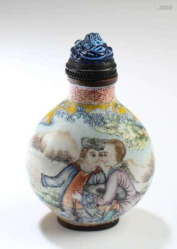 Chinese Cloisonne Snuff Bottle