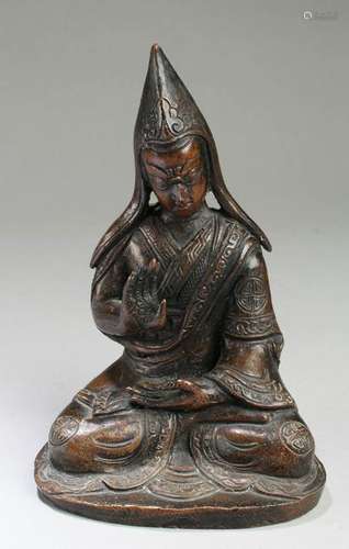 A Bronze Bodhisattva Statue