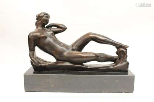 Bronze Nude Lady,After Mayer