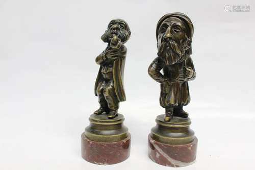 Pair of Bronze Character Mid-East Figurals