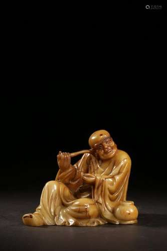 Qing Chinese Soapstone Luohan