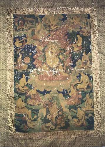 Antique Chinese Thangka