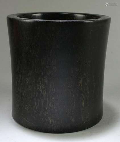 Chinese Hardwood Brushpot