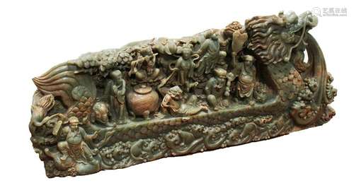 A Large Chinese River Jade Carving