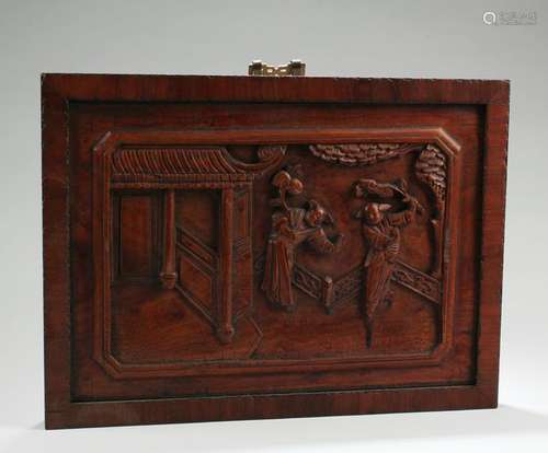 Chinese  Wooden Carved painting