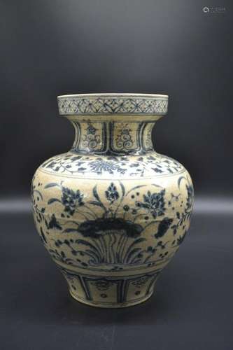 Chinese Blue and White Porcelain Jar