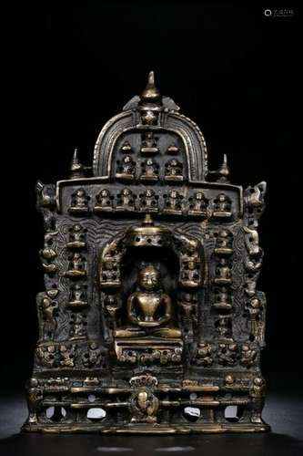 19th.C Indian Bronze Buddha