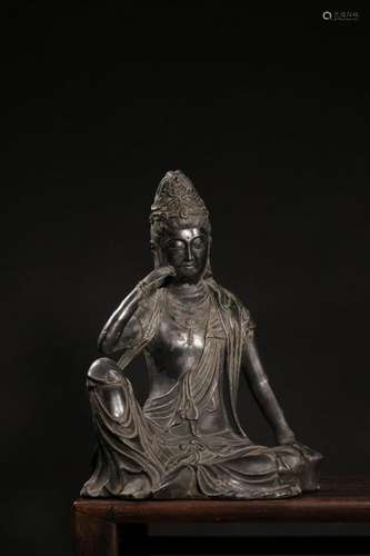 Chinse Bronze Guanyin.Mark