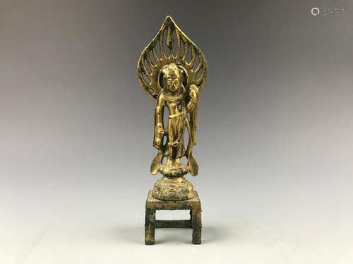 Chinese Gilt Bronze Buddha