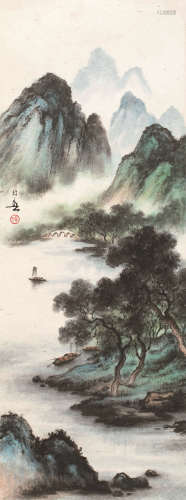 黄幻吾（1906～1985） 山水 镜片 纸本