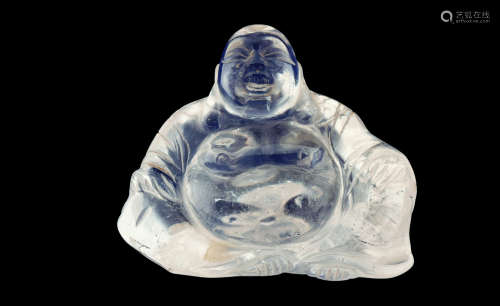 水晶弥勒佛坐像