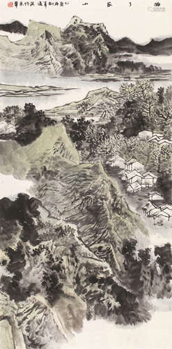 张复兴（b.1935） 2005年作 醉了家山 立轴 设色纸本