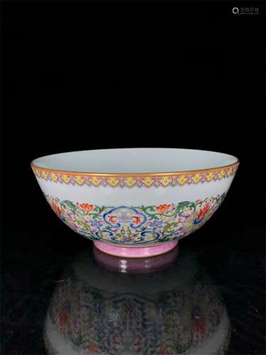 A Chinese Famille-Rose Porcelain Bowl