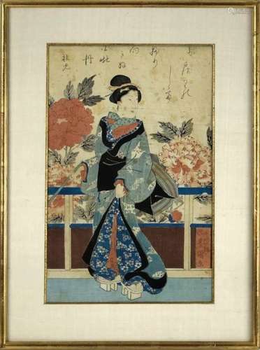 Estampe de Ichiyosai TOYOKUNI (1780 1864). Portrai…