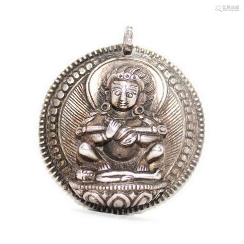 A Nepalese Silver Pendant