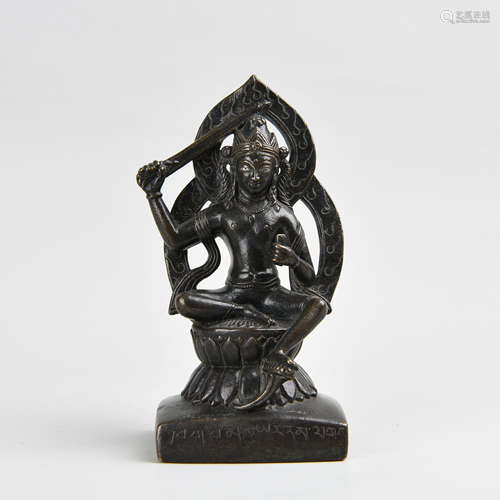 A Chinese Bronze Buddha