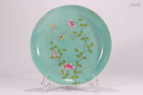 A Chinese Famille-Rose Porcelain Dish