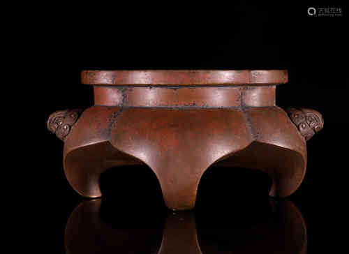 A Chinese Bronze Incense Burner