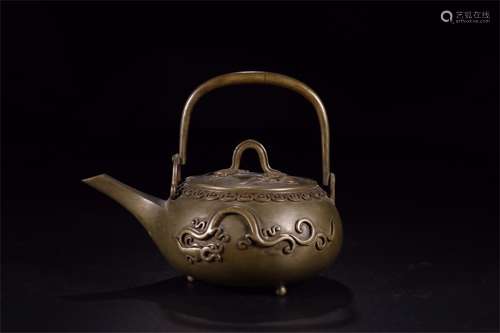 A Chinese Bronze Water Pot