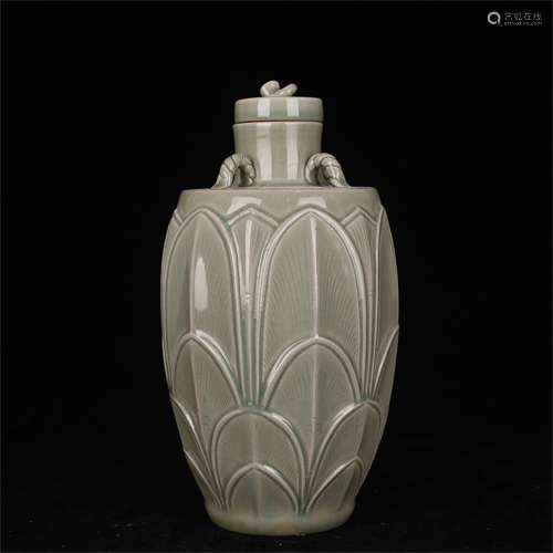 A Chinese Yue-Type Glazed Porcelain Vase
