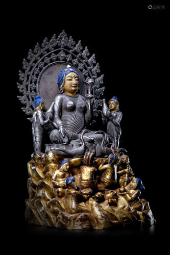 A Chinese Gilt Bronze Figure of Buddha