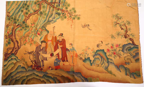 embroidery  fu lu shou