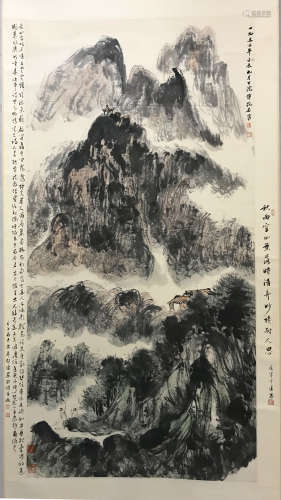 Fu Baoshi，Landscape map
