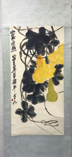Wu Changshuo,Gourd illustration
