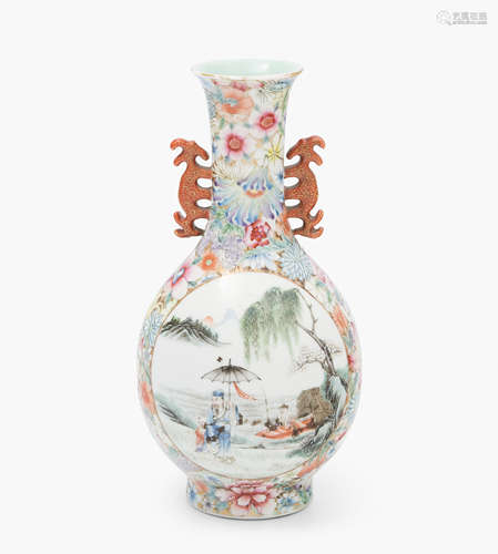 Famille Rose Vase