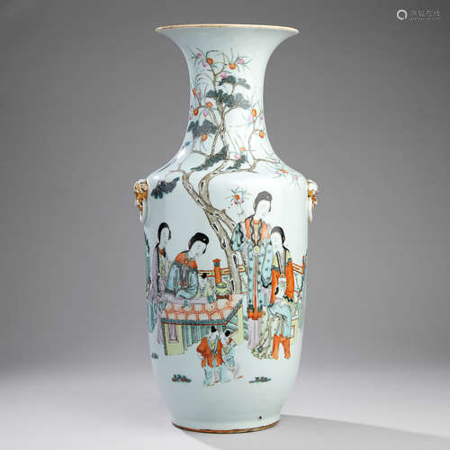 A Famille Rose Vase