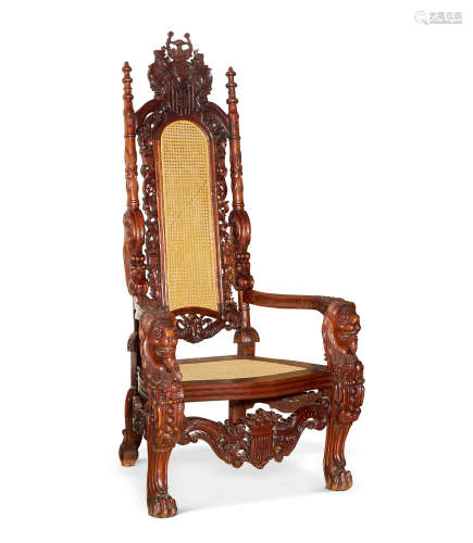 18世纪 欧洲王室狮王椅