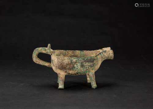 Zhou Dynasty- A Bronz Water Vessel