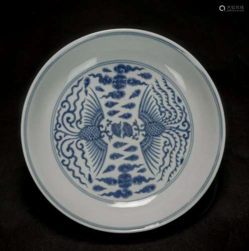 Qian Long And Of Period-A Blue And White âDouble