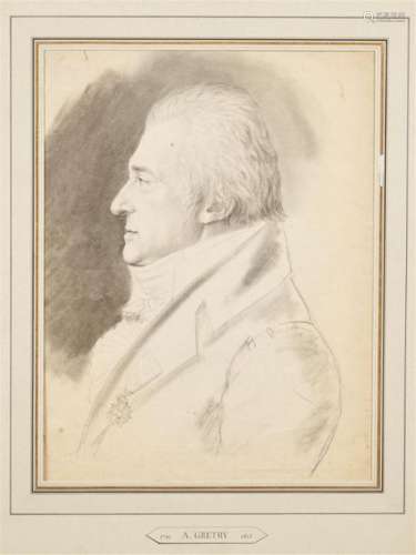 Edme QUENEDEY DES RICEYS (1756 1830) Profil de And…