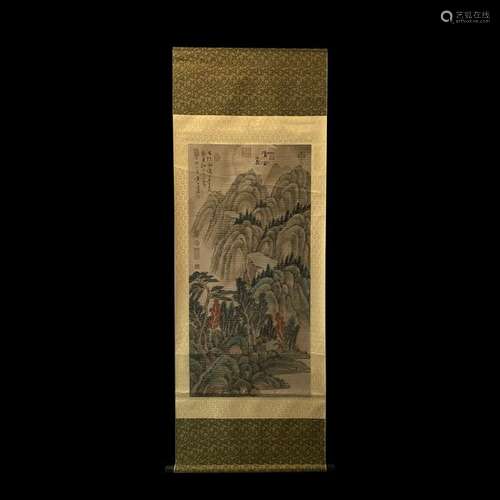 Chinese Hanging Scroll Painting of Landscape