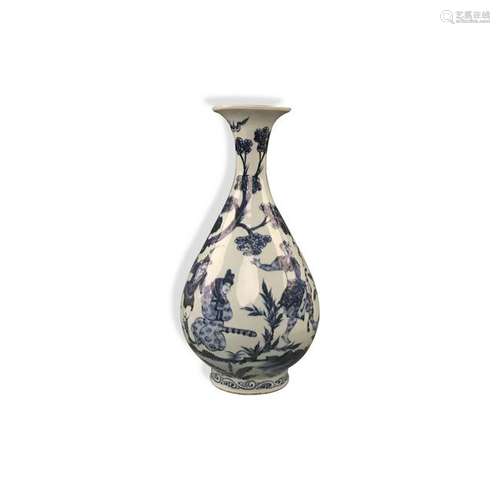 Chinese Blue and White Porcelain Vase