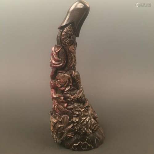 Chinese Ox Horn Carving