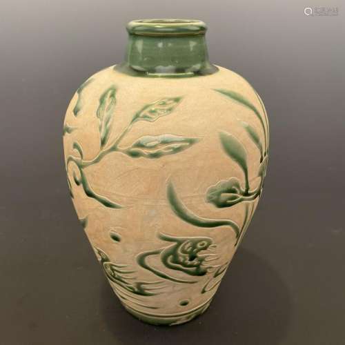 Chinese Green Glazed Vase